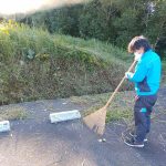 ④宮崎支店構内清掃